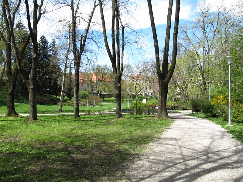 Ribnjak Park in Zagreb, Croatia
