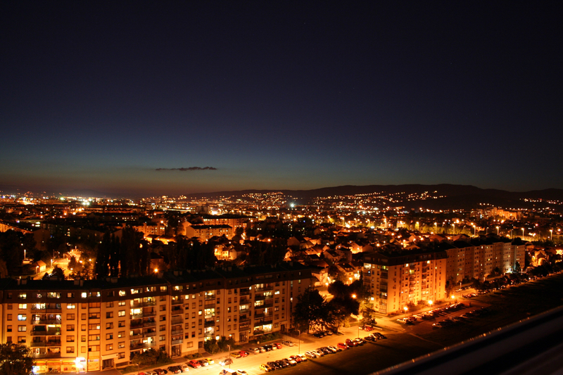 Zagreb at night