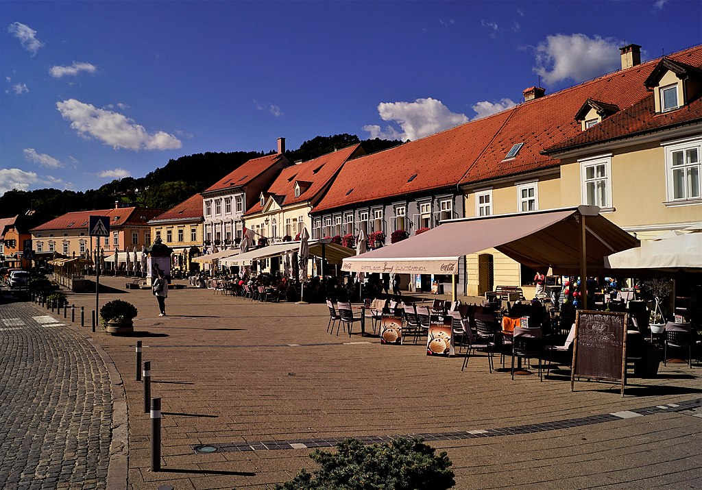 The Square of King Tomislav in Samobor, Zagreb.