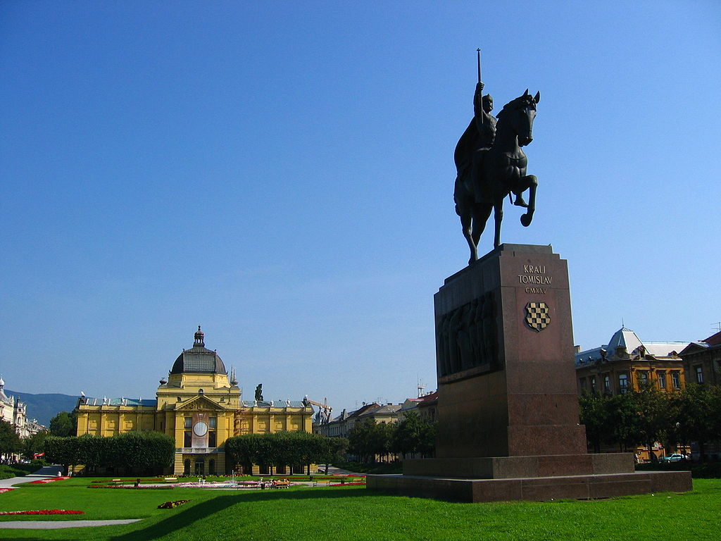 King Tomislav Statue, Zagreb, Croatia