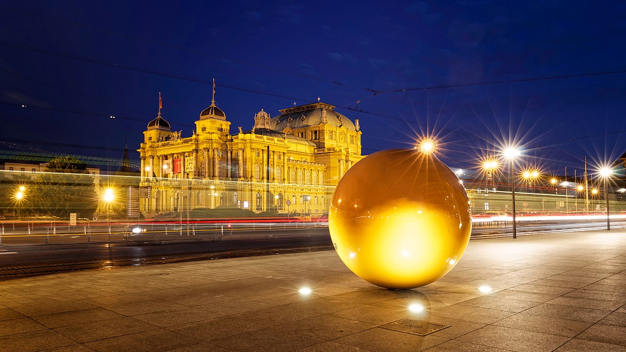 Building of the Croatian National Theatre in Zagreb