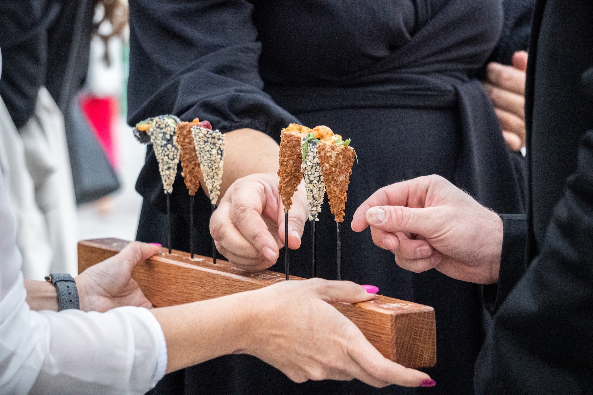  Croatian finger food at an event