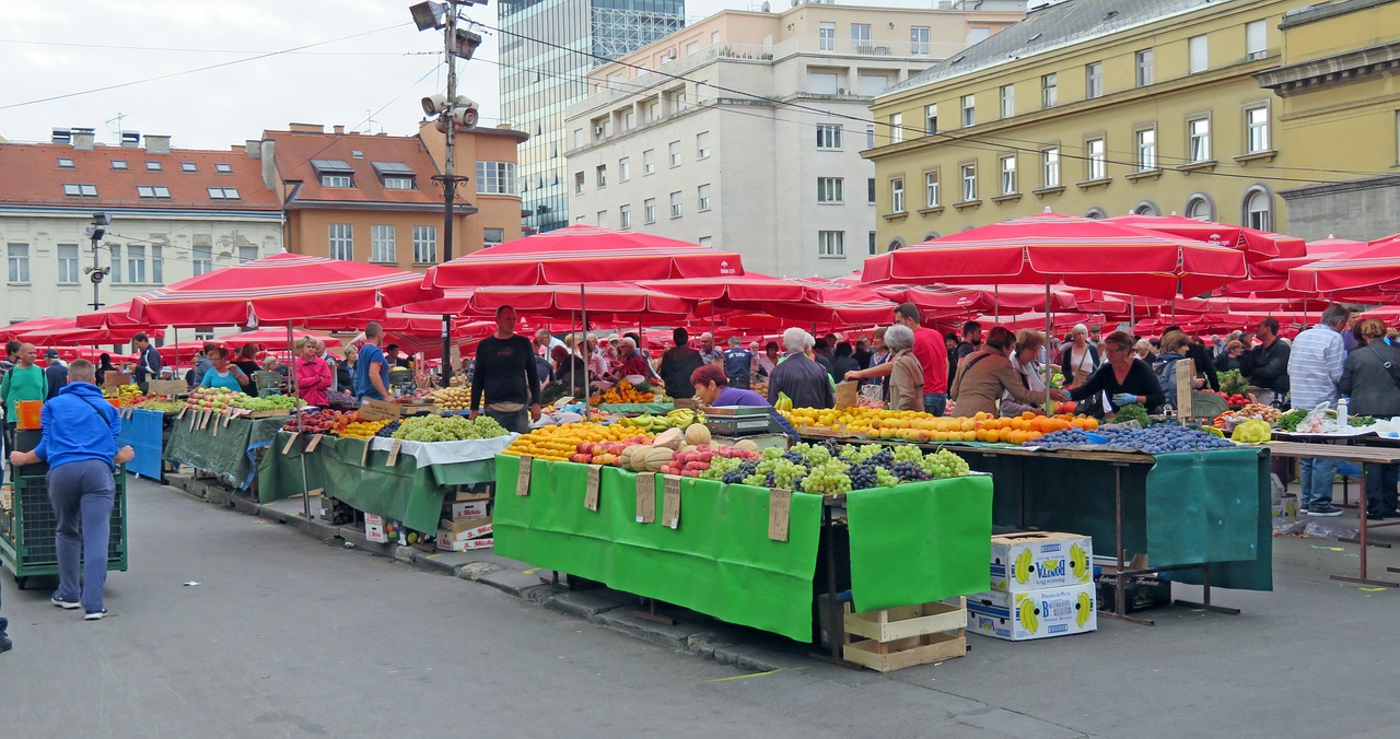 Dolac market Zagreb